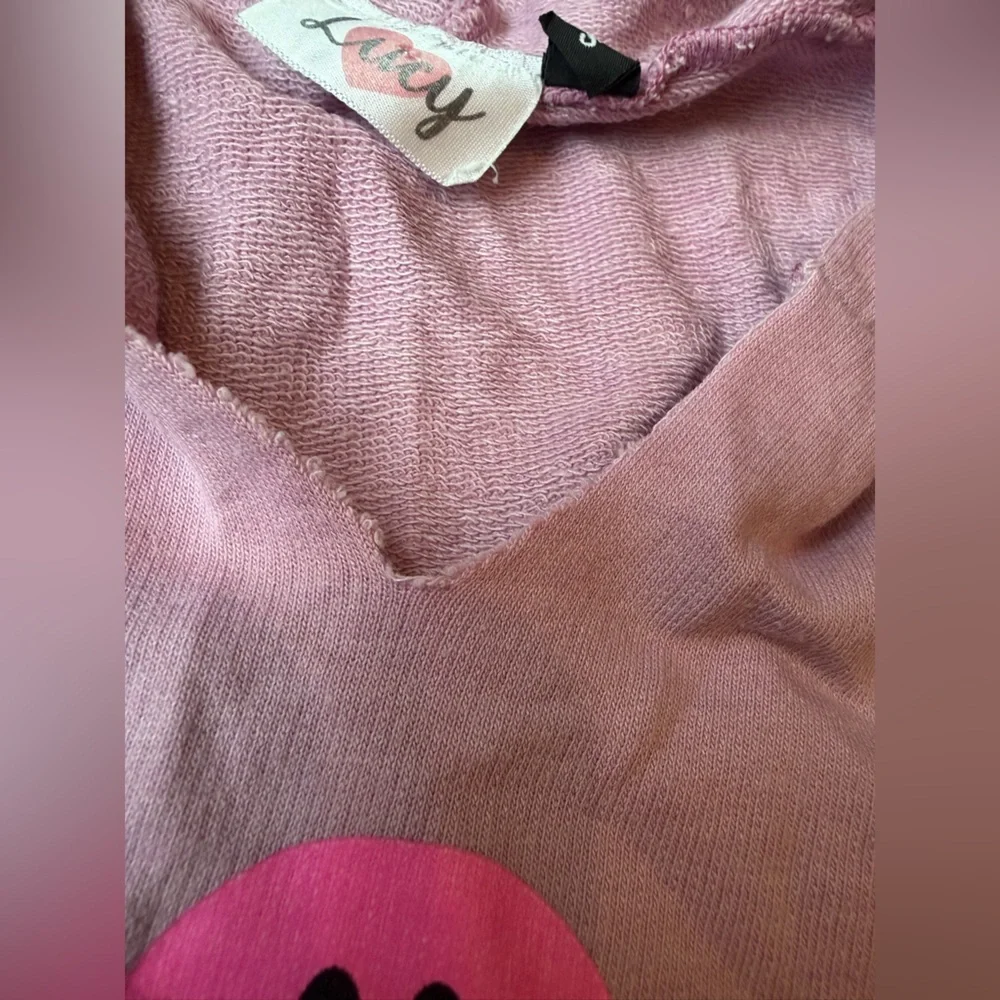 Designer Lucy Pink Hooded Sweatshirt